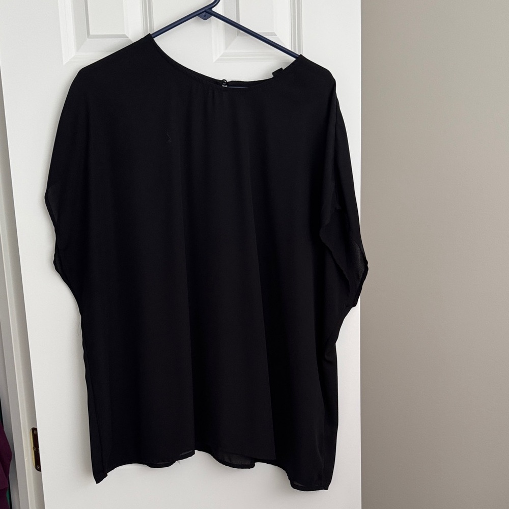 Halogen Elegant Black Blouse